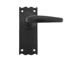 From the Anvil Black Oak Lever Latch Handle Set
