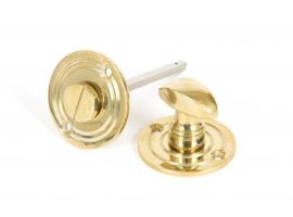 Polished Brass Round Bathroom Thumbturn