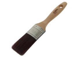 Coral Aspire Oval Paint Brush with Straight Cut