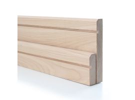 Ash 20mm 45° Chamfered & Grooved Skirting Board & Architraves