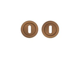 Deanta-Escutcheon (Pair) Dark Rose Gold