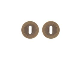 Deanta-Escutcheon (Pair) Matt Antique Brass