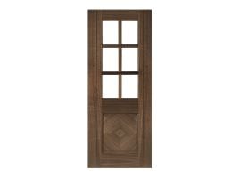 Déanta Kensington Prefinished Walnut Bevelled Glaze Door