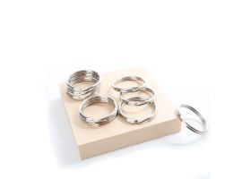 Nickel-plated Keyring Fixing Rings
