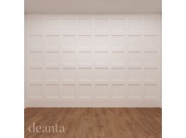 Deanta - Shaker White Primed Wall Panelling 