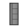 Déanta Brixton Black Prefinished Tinted Glaze Door