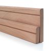 Sapele 20mm 45° Chamfered & Grooved Skirting Board & Architraves