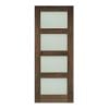 Déanta Coventry Prefinished Walnut Frosted Glaze Door