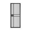 Déanta Dalston Black Prefinished Glazed Door