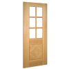 Déanta Kensington Prefinished Oak Bevelled Glaze Door