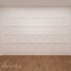 Deanta - Shaker White Primed Wall Panelling 