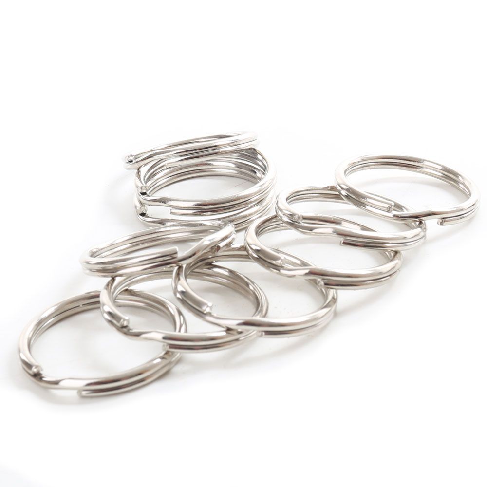 Metal key hot sale ring hoops